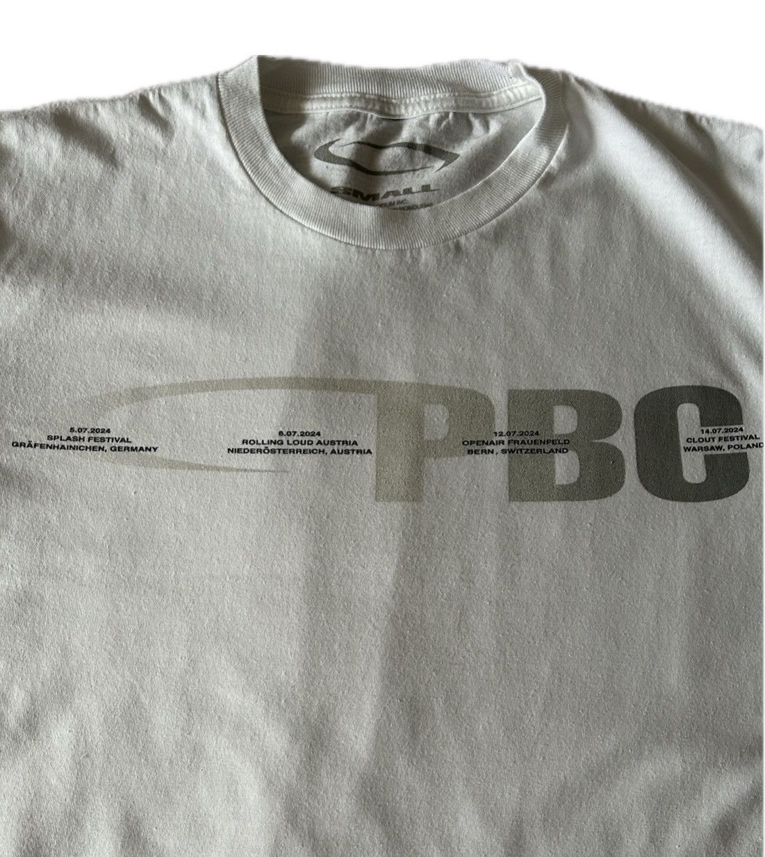 Playboi Carti Playboi Carti PBC White Europe Tour Tee Size US S / EU 44-46 / 1 - 2 Thumbnail