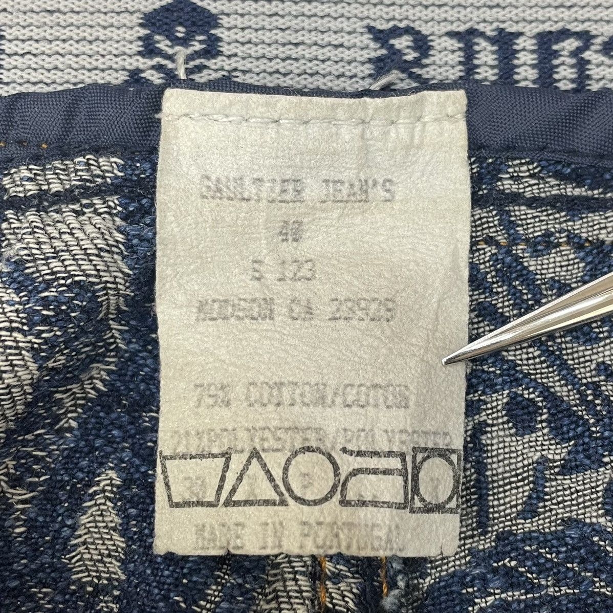 Jean Paul Gaultier AW1994 Jean Paul Gaultier Dragon Slayer Tribal Jeans Vintage Size 30" / US 8 / IT 44 - 10 Thumbnail