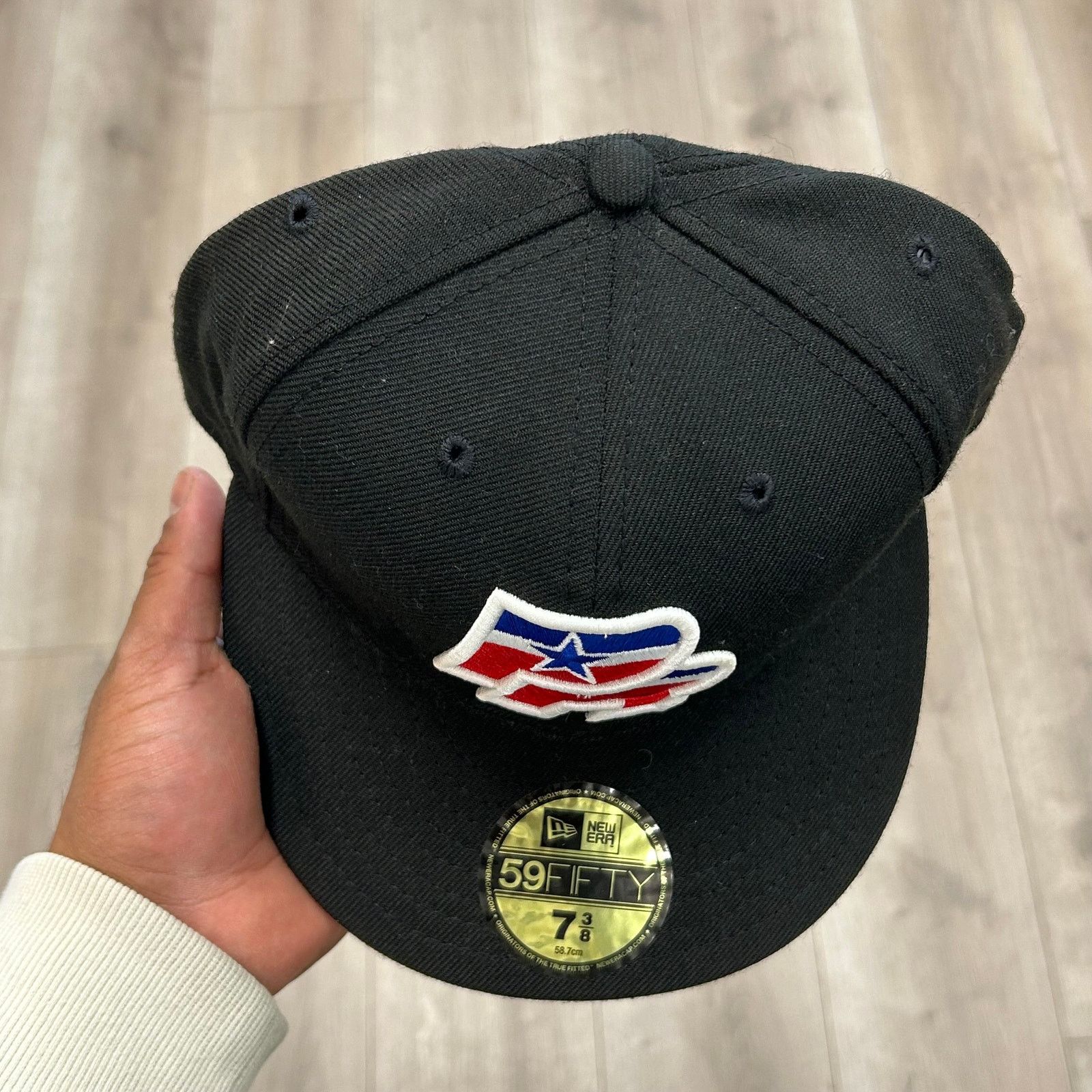 New Era New Era 59FIFTY Puerto Rico flag-themed PR logo Fitted Hat Size ONE SIZE - 3 Thumbnail