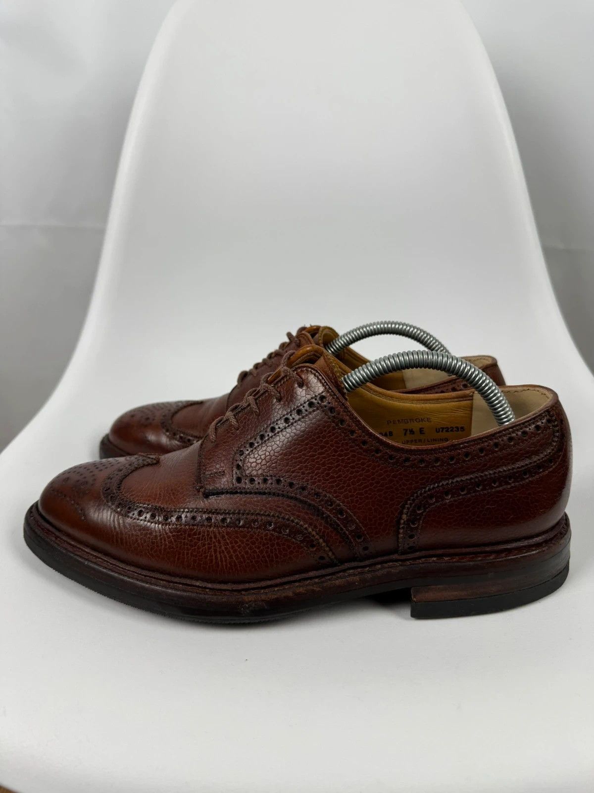 Crockett & Jones Crockett & Jones Brogues Genuine Leather size 7.5 Size US 8.5 / EU 41-42 - 3 Thumbnail