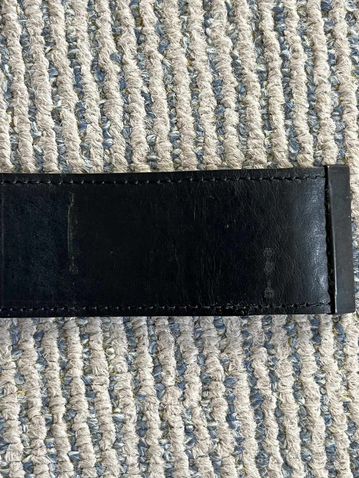 Haider Ackermann SS17 Blue Stripe Fabric Belt Size 28 - 9 Thumbnail