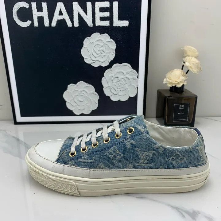 Other Louis Vuitton Stellar Casual Shoes in Denim Blue -2508 Size US 6 / IT 36 - 5 Thumbnail