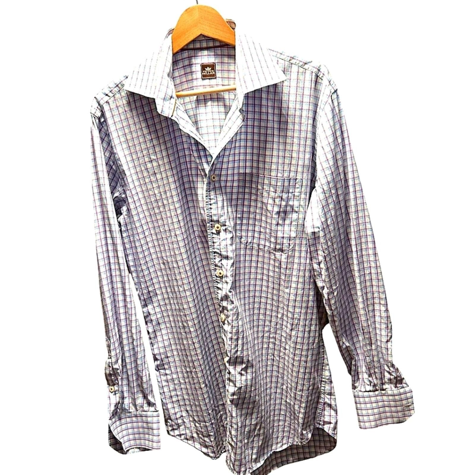 Peter Millar Peter Millar Medium Blue Casual Button Down Shirt Size US M / EU 48-50 / 2 - 1 Thumbnail