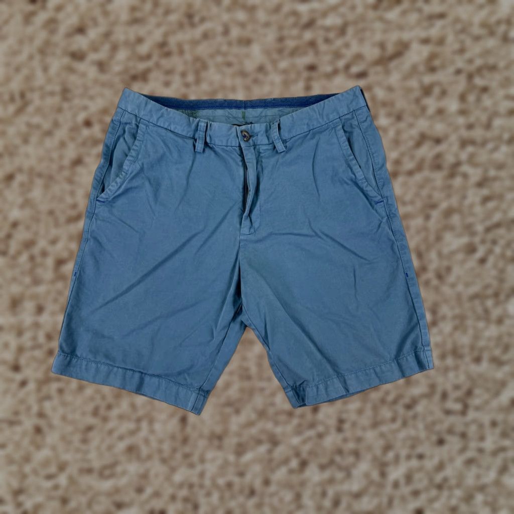 Tommy Bahama Tommy Bahama Shorts Men 33 Blue Pima Cotton Modal Blend Twill Beach Vacation Size US 33 - 1 Thumbnail