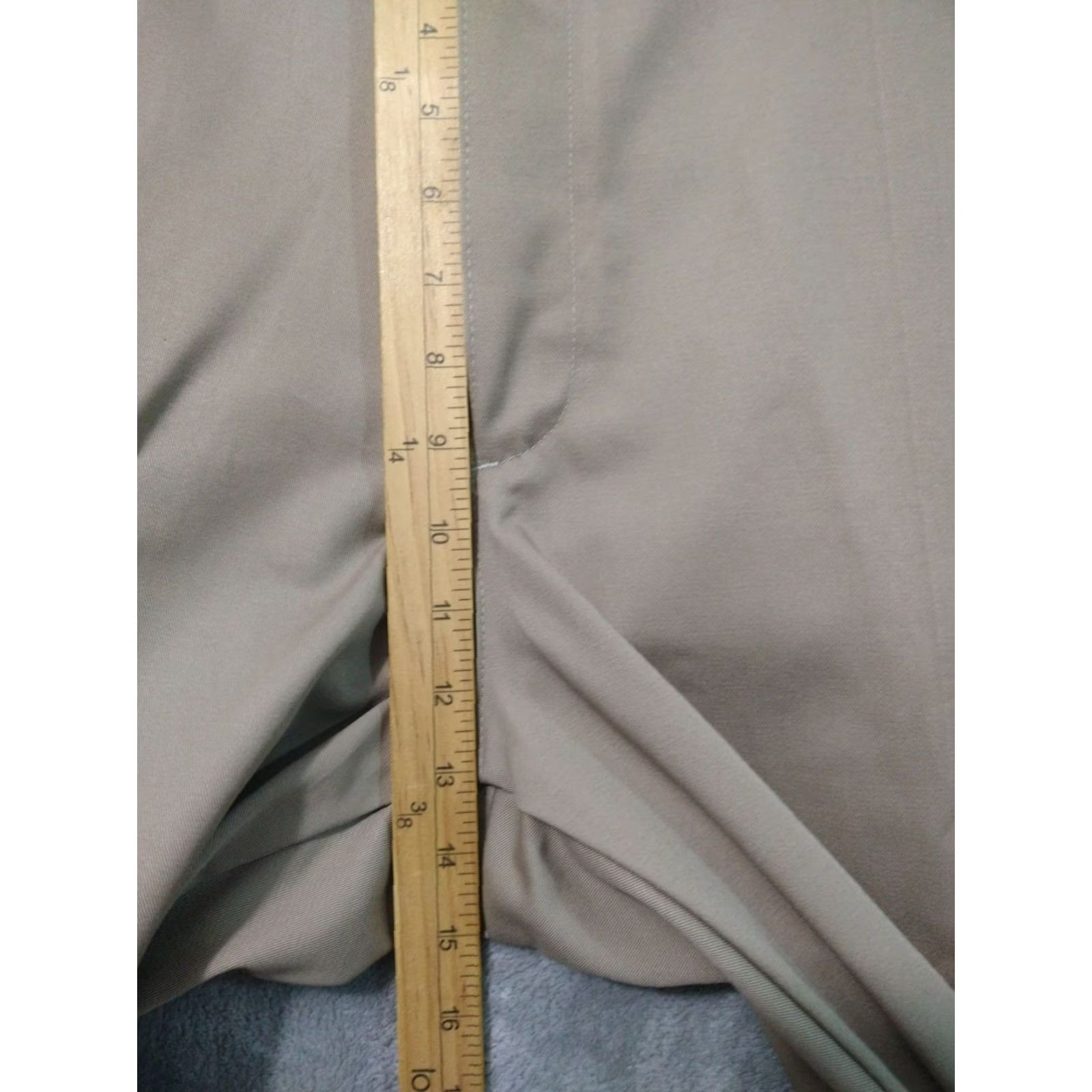 Wrangler Timber Creek Wrangler Pants Mens 40x29 Beige Chino Classic Fit Flat Front Size US 40 / EU 56 - 4 Thumbnail
