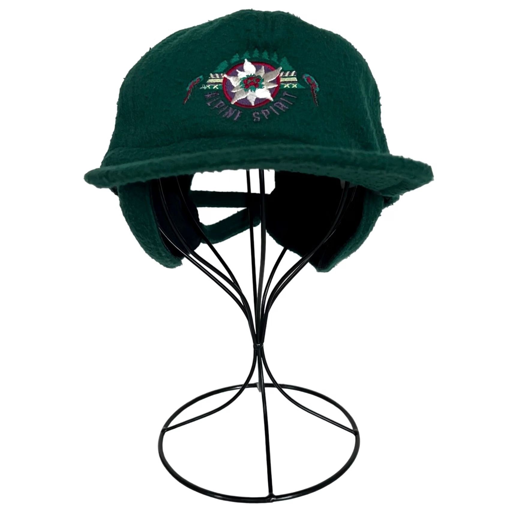 ESPIRIT VINTAGE Southwest Fleece Cap Hat Green Alpine Spirit Ear Flap Unbranded Unisex Adults One Size Baseball Cap Size ONE SIZE - 3 Thumbnail