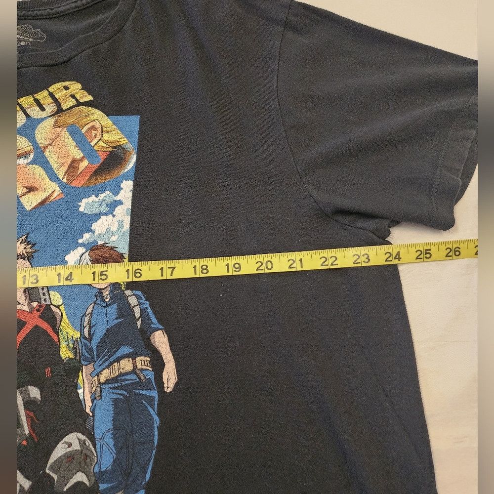 Other My Hero Academica Black Graphic T-Shirt with Anime Size US XL / EU 56 / 4 - 5 Thumbnail