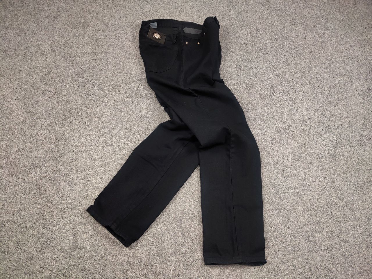 Versace Jeans Couture Vintage 90's Versace Jeans Couture Logo Black Denim Size US 34 / EU 50 - 2 Thumbnail