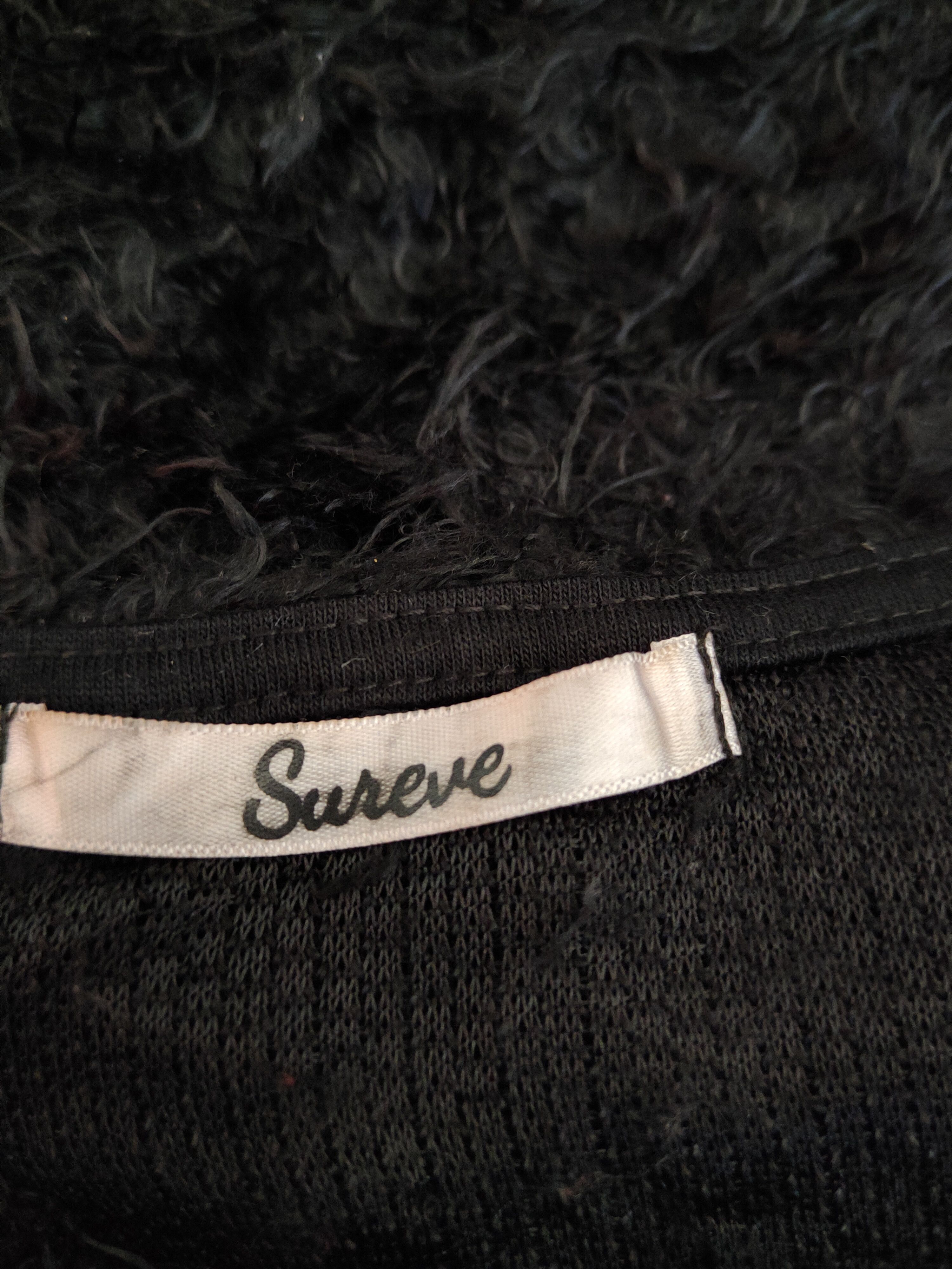 Homespun Knitwear Sureve Black Shag Shaggy Fur Mohair Knitwear #S181885 Size M / US 6-8 / IT 42-44 - 13 Thumbnail