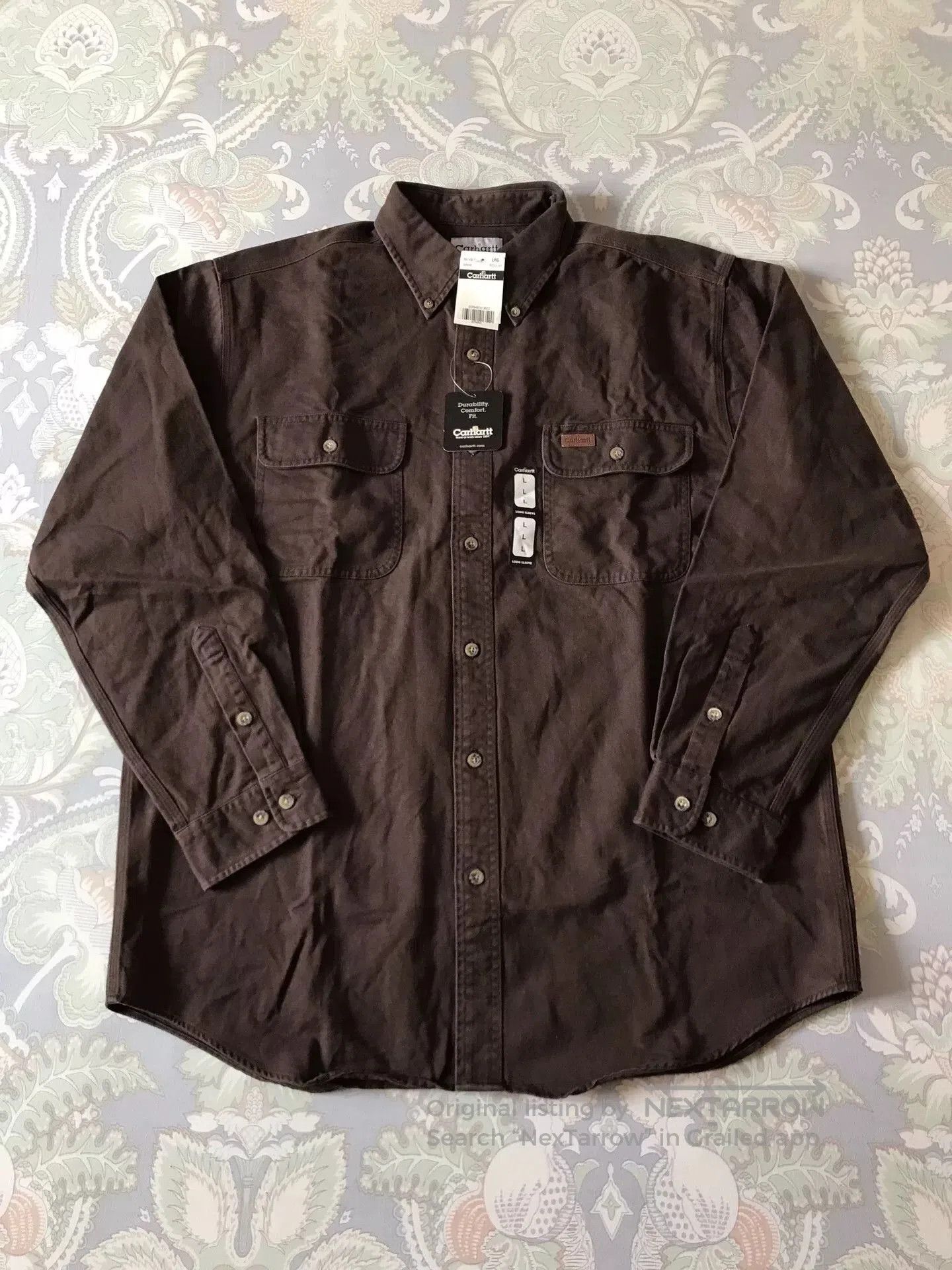 Carhartt Carhartt S09 DKB Work Shirt. Size US L / EU 52-54 / 3 - 1 Thumbnail