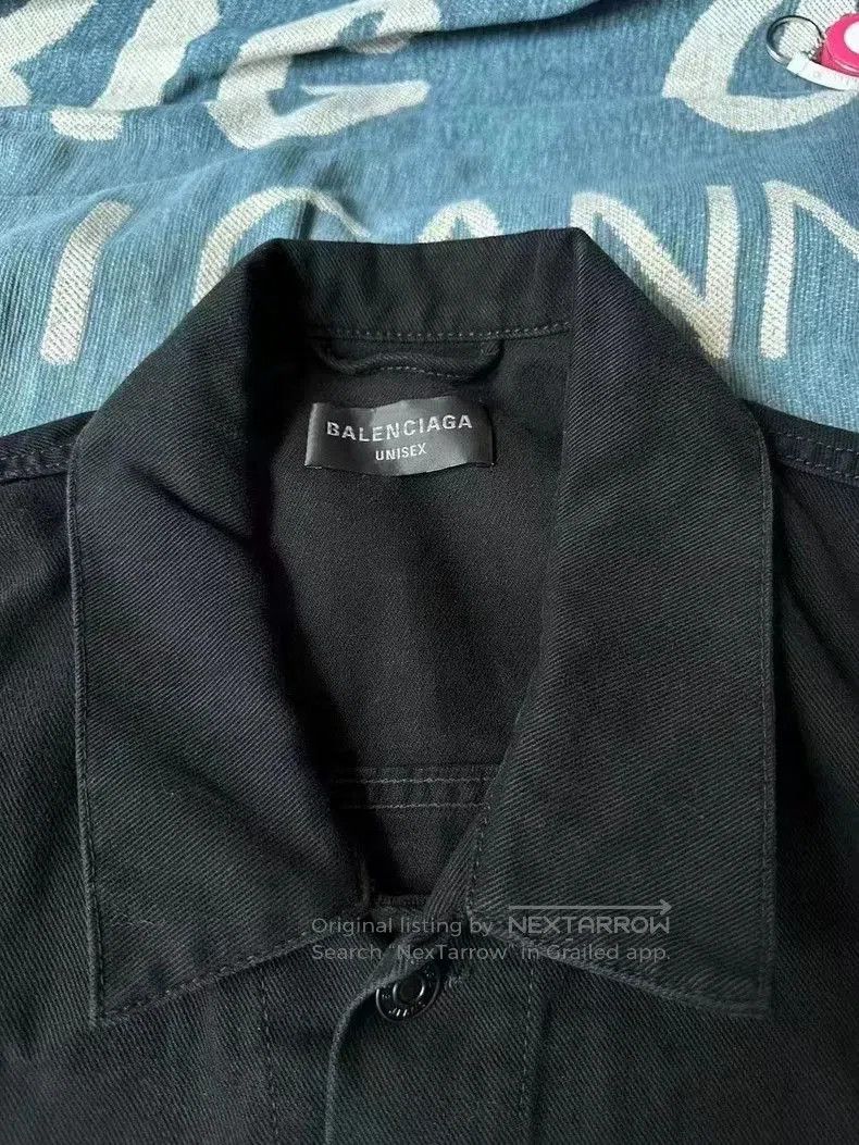 Balenciaga Balenciaga Tape Coke Denim Jacket. Size US XS / EU 42 / 0 - 3 Thumbnail