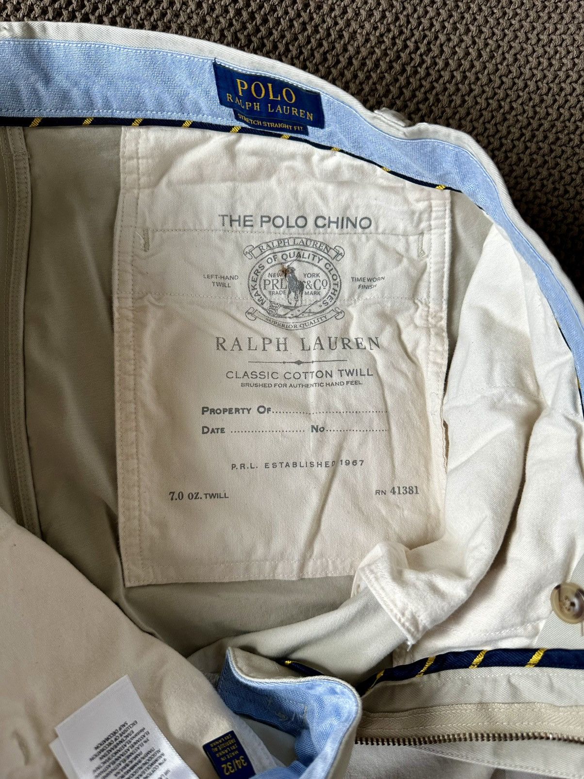 Polo Ralph Lauren Stretch Straight Fit Size US 34 / EU 50 - 5 Thumbnail