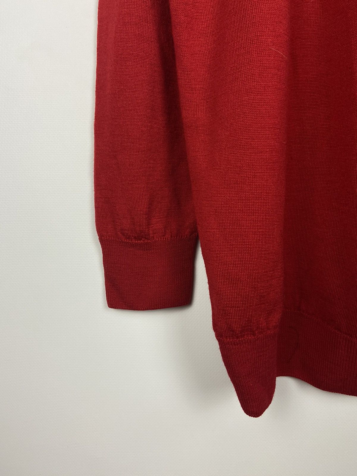 Burberry × Vintage Vintage Burberrys Wool Cardigan Gold Buttons Knitwear Size L / US 10 / IT 46 - 7 Thumbnail