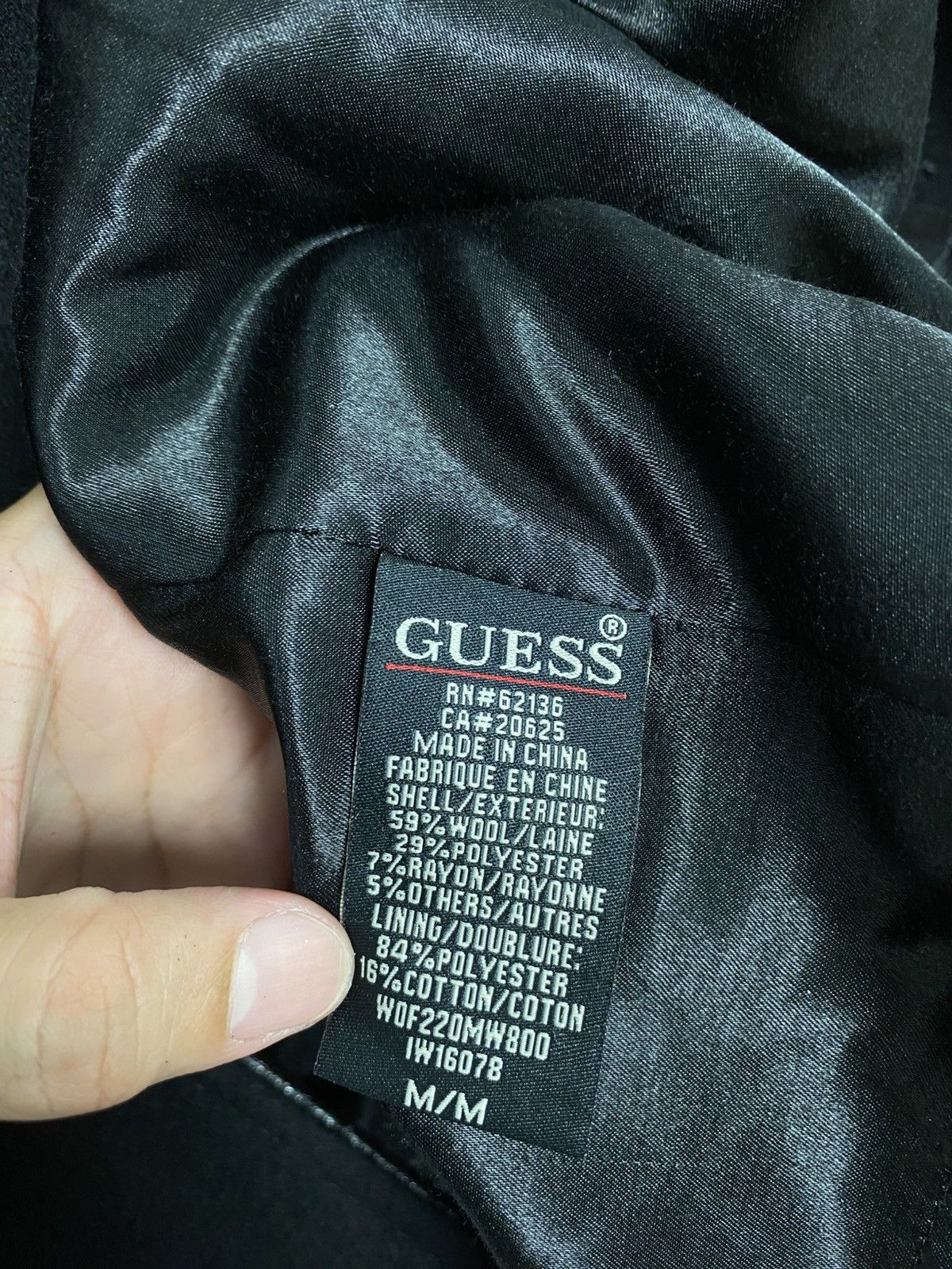 Guess Rare‼️ Vintage Guess Double Collar Wool Coat Size S / US 4 / IT 40 - 6 Thumbnail