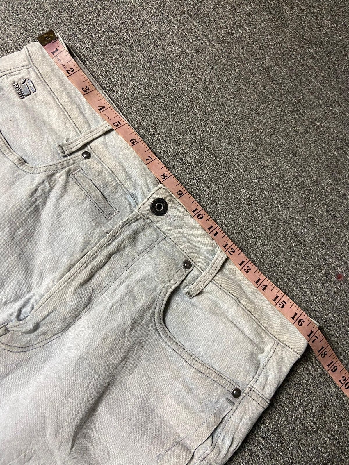 G-Star G Star Raw Denim Jeans with Asymmetrical Back Seams (167) Size US 34 / EU 50 - 6 Thumbnail