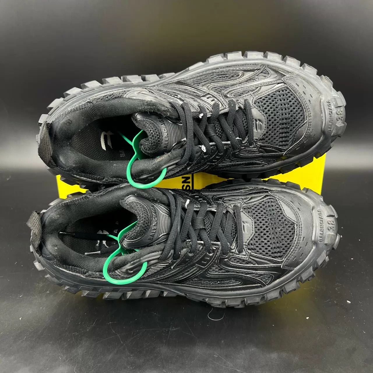 Balenciaga Balenciaga Triple S Women's 38 Black Like New Original Box Size US 8 / IT 38 - 8 Thumbnail