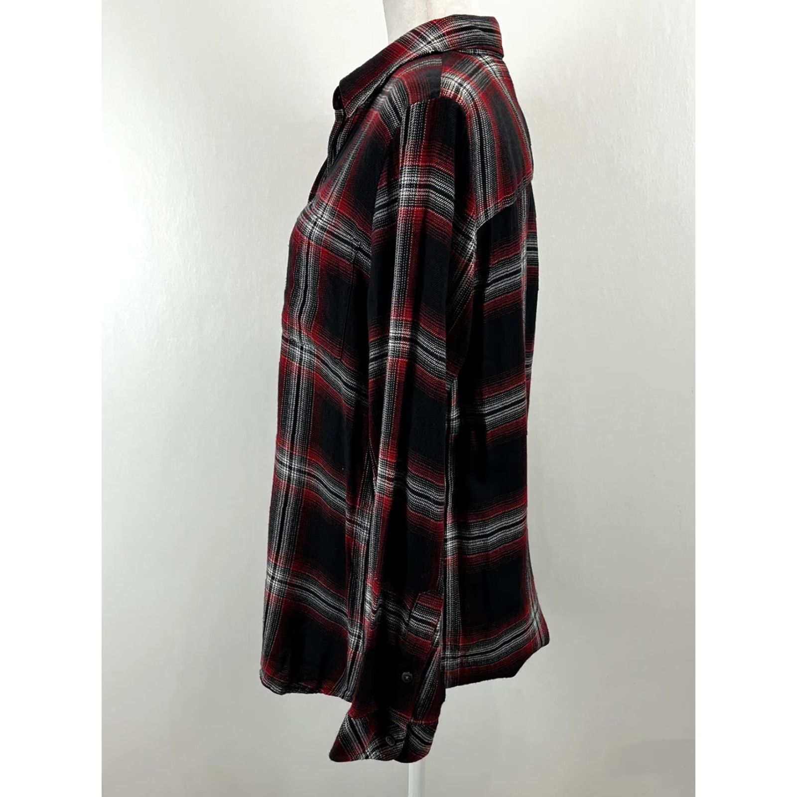Madewell Madewell Classic Exboyfriend Button-Up Shirt Sz L GUC Plaid Women’s One Pocket Size L / US 10 / IT 46 - 2 Thumbnail