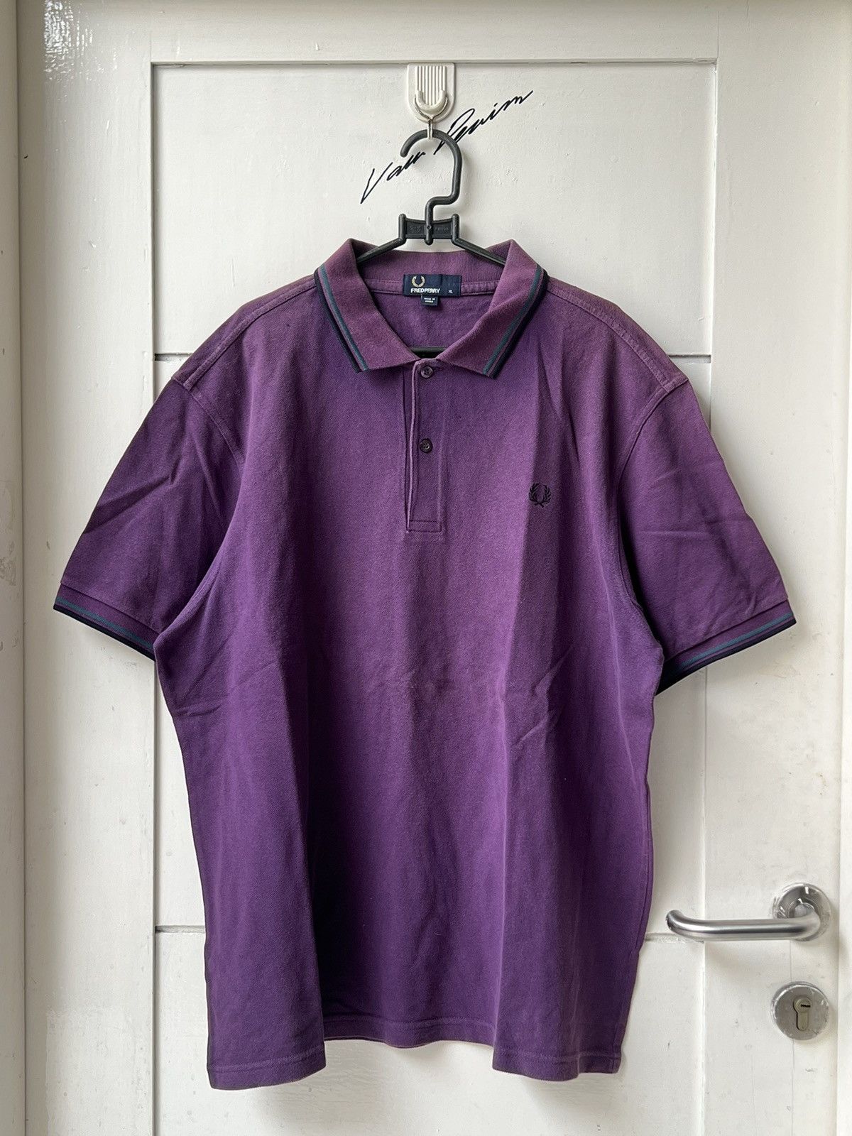 Fred Perry FREDPERRY Purple T-shirt Size US L / EU 52-54 / 3 - 9 Thumbnail