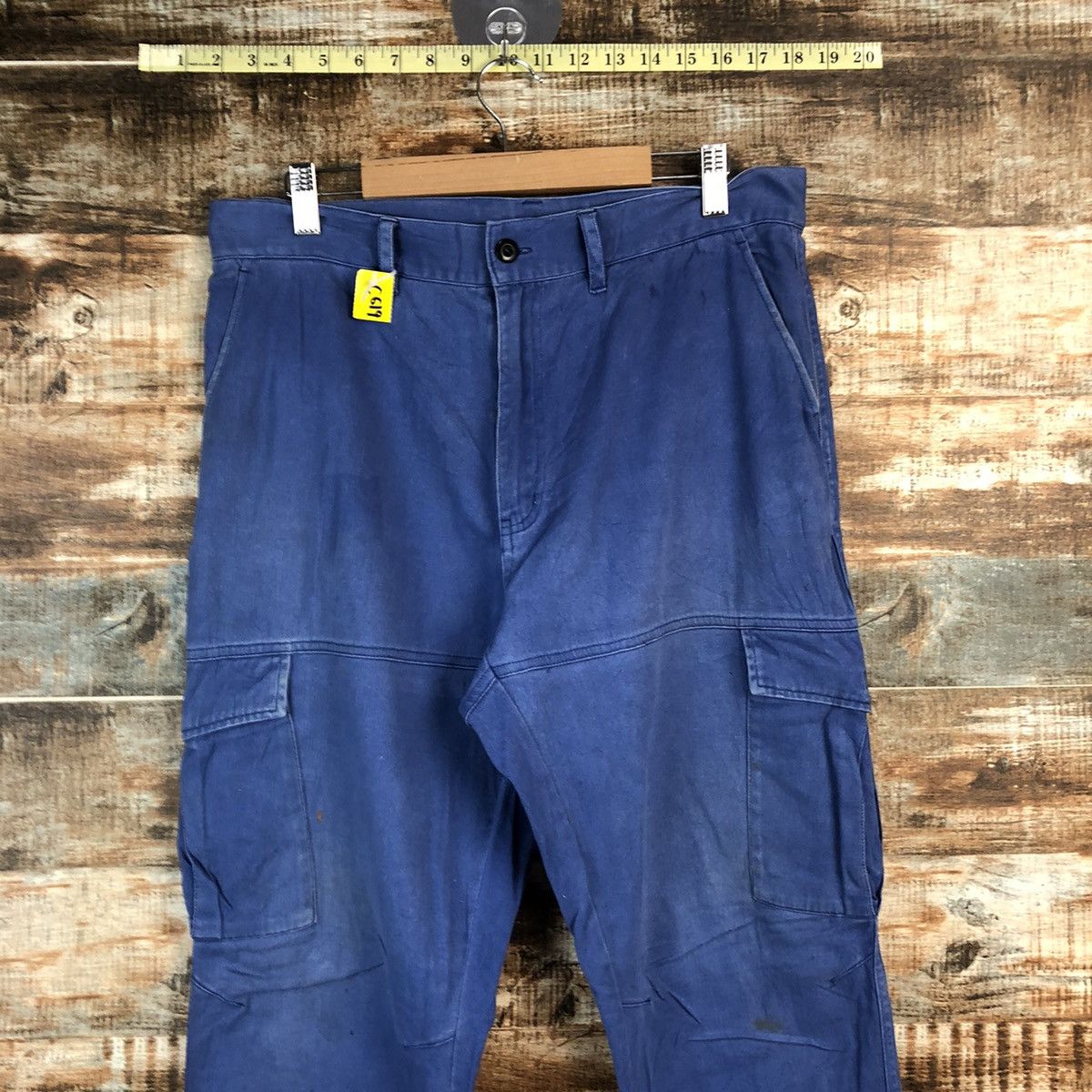 Other DL Woods Blue Cargo Multipocket Pants #C619 Size US 31 - 4 Thumbnail
