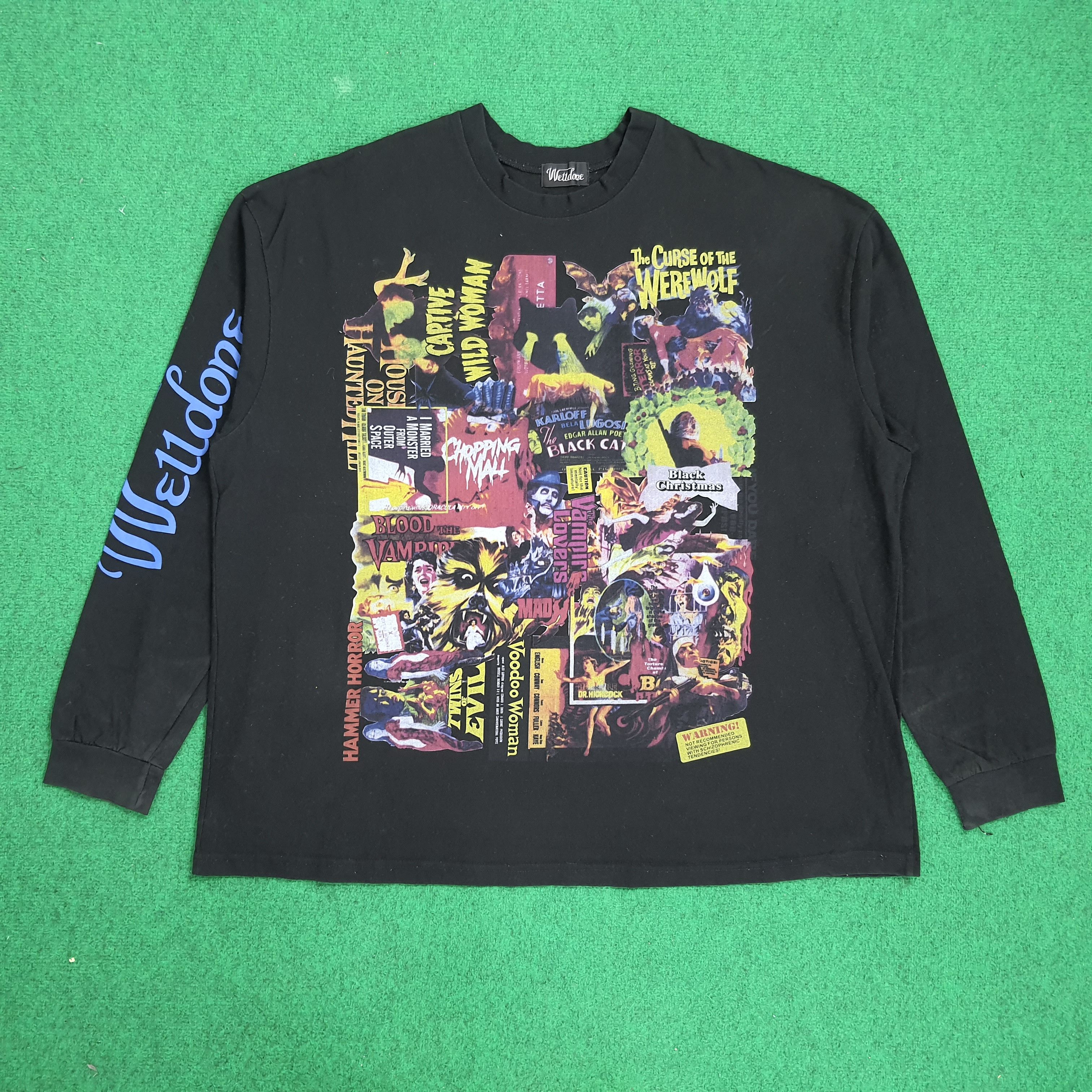 Designer × WE11DONE WE11DONE Korean Brand Long Sleeve T-shirt Size US XXL / EU 58 / 5 - 1 Thumbnail