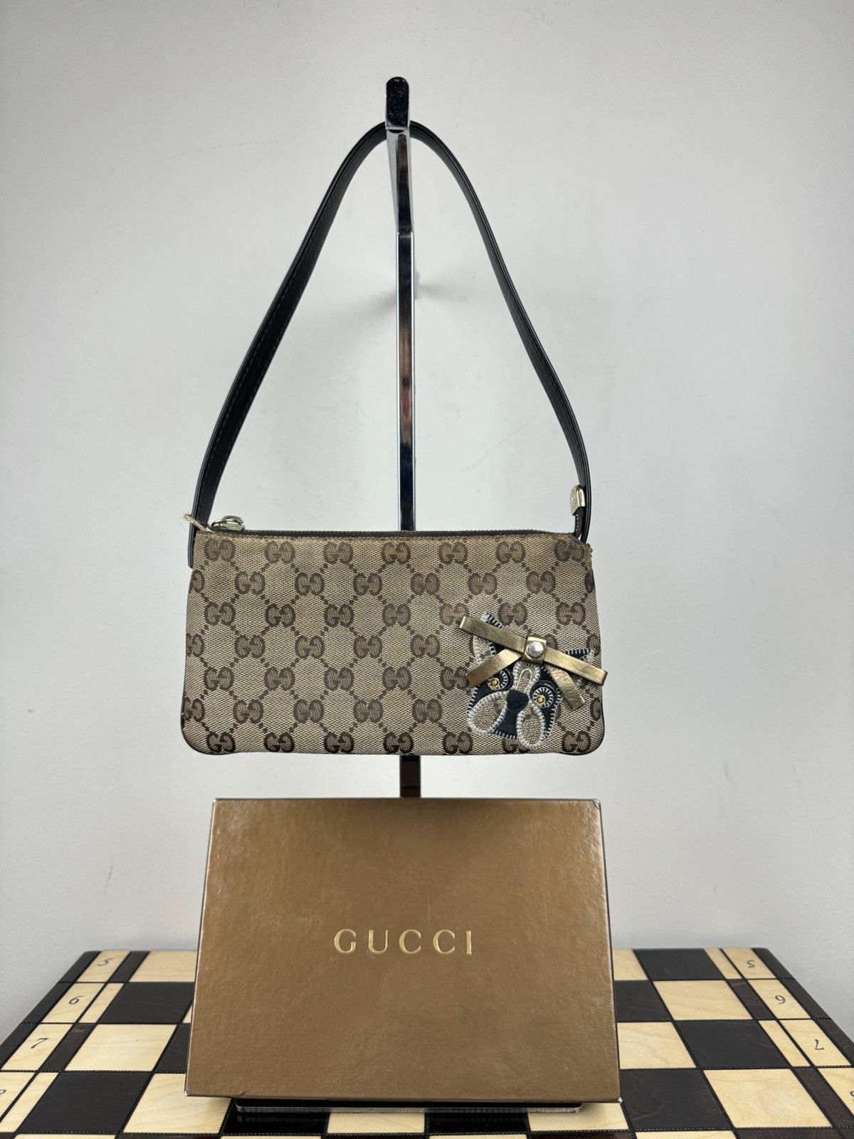 Gucci Leather bag mini Gucci GG original luxury streetwear item Size ONE SIZE - 1 Thumbnail