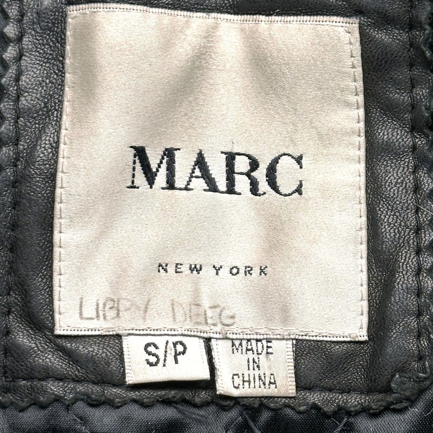 Vintage VINTAGE Marc New York Genuine Leather Full Zip Jacket Mens Small Black Size US S / EU 44-46 / 1 - 2 Thumbnail