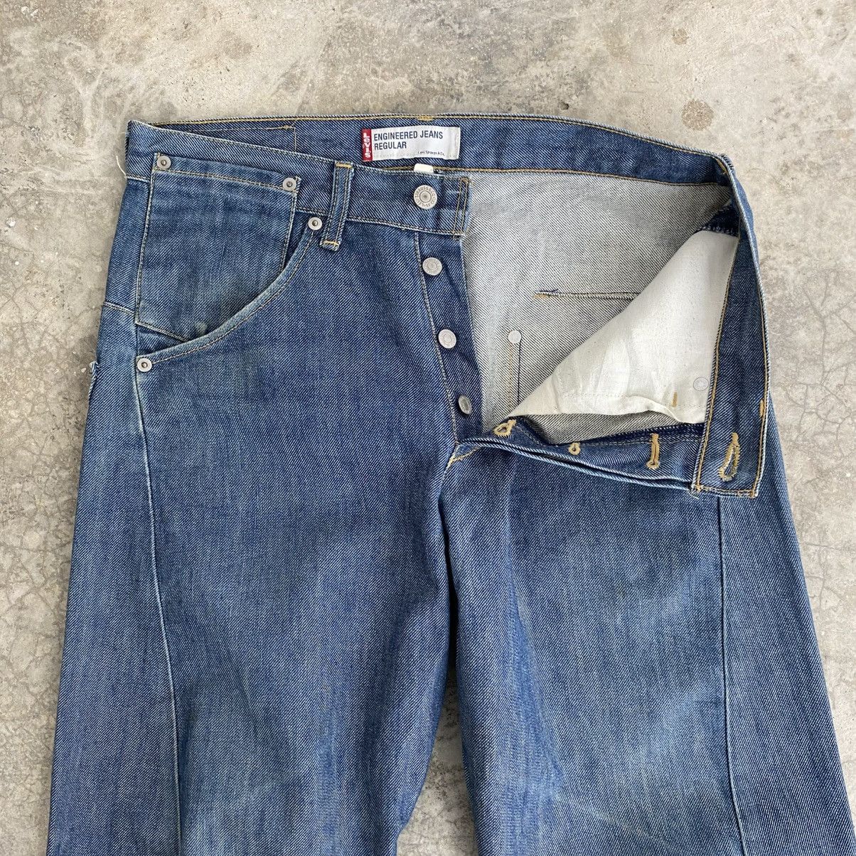Levi's Vintage Levis Engineered Twisted Leg Regular Denim Jeans Size US 31 - 6 Thumbnail