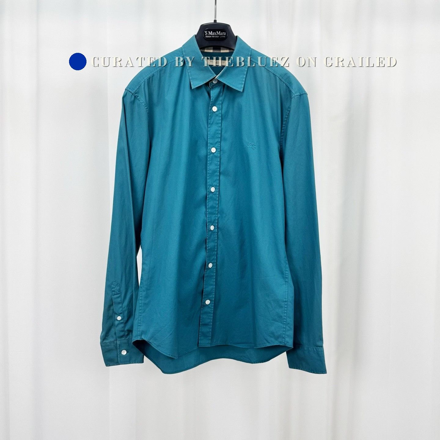 Burberry Burberry Embroidered Knight Check Shirt Size US M / EU 48-50 / 2 - 1 Thumbnail