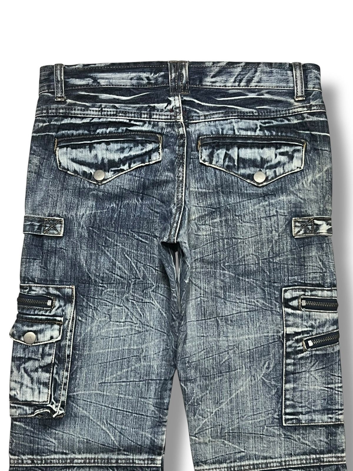 semanticdesign Vintage Semantic Design Multi-Pocket Cargo - Thunder Flared Size US 31 - 5 Thumbnail