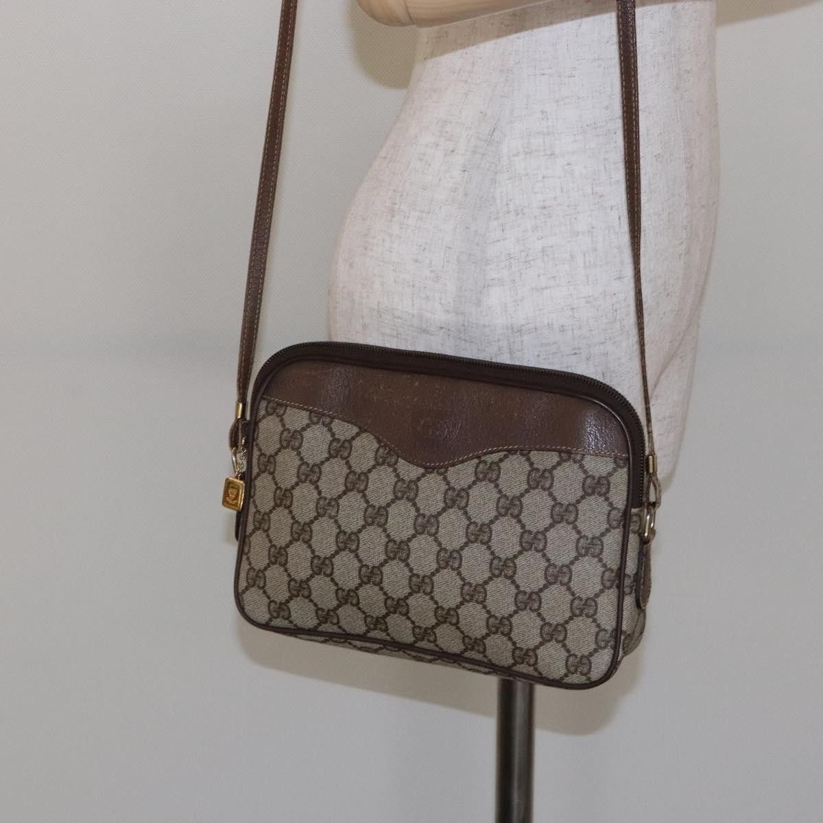 Gucci GUCCI GG Supreme Shoulder Bag Pvc Beige Gold 007 115 6428 Size ONE SIZE - 22 Thumbnail