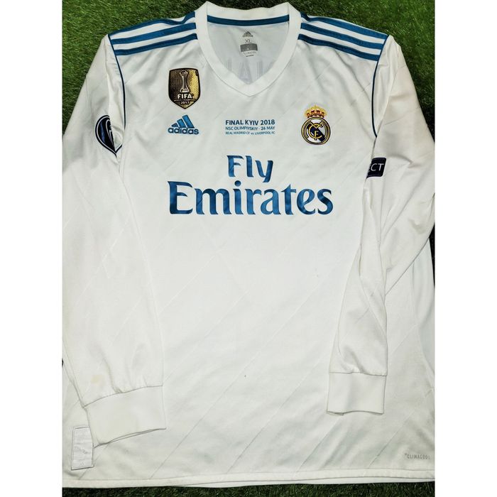 Adidas Ronaldo Real Madrid 2017 2018 LAST GAME Soccer Jersey XL | Grailed