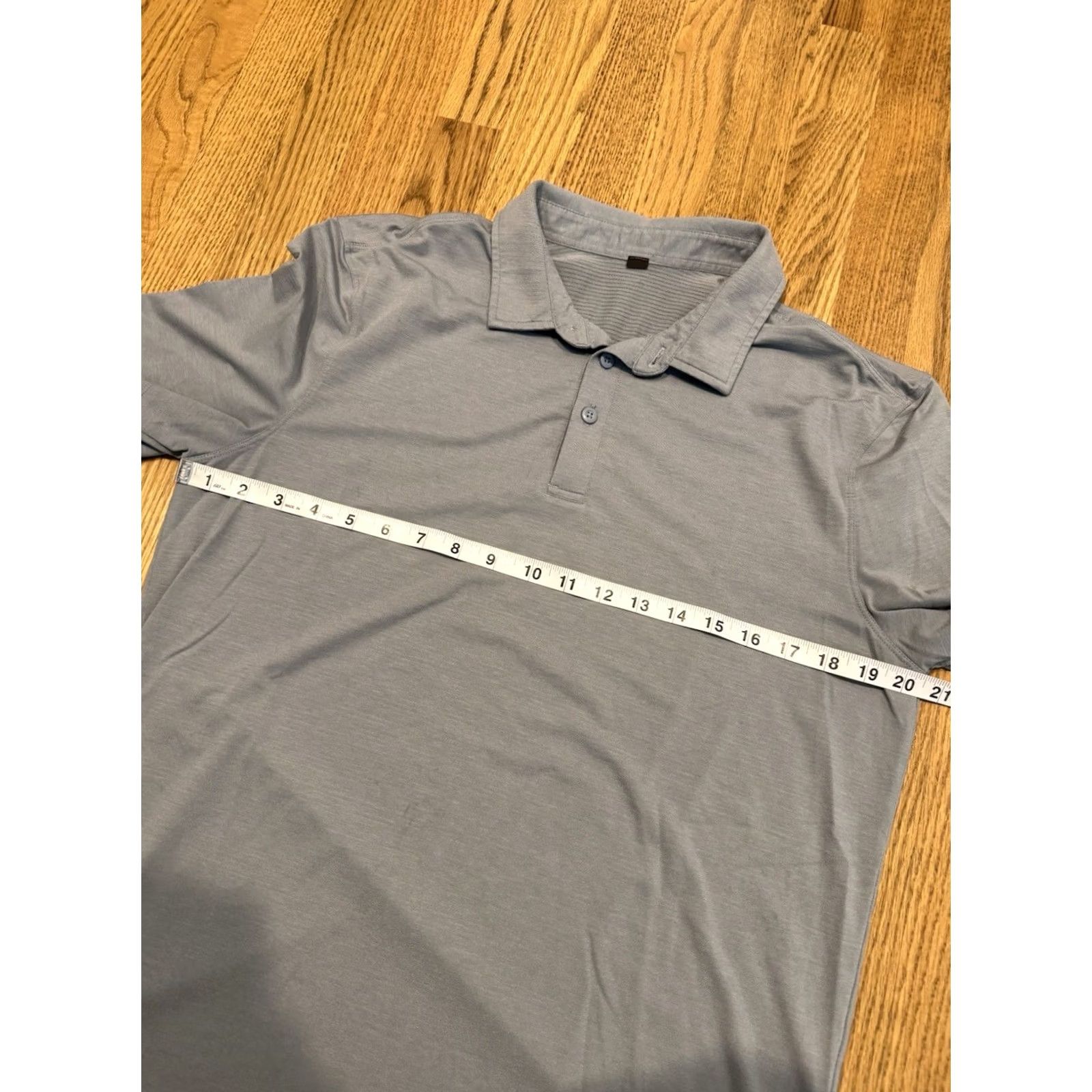 Lululemon Lululemon Polo Shirt Mens L Casual Short Sleeve Collared Grey Stretch Modern Preppy Sports Size US L / EU 52-54 / 3 - 4 Thumbnail