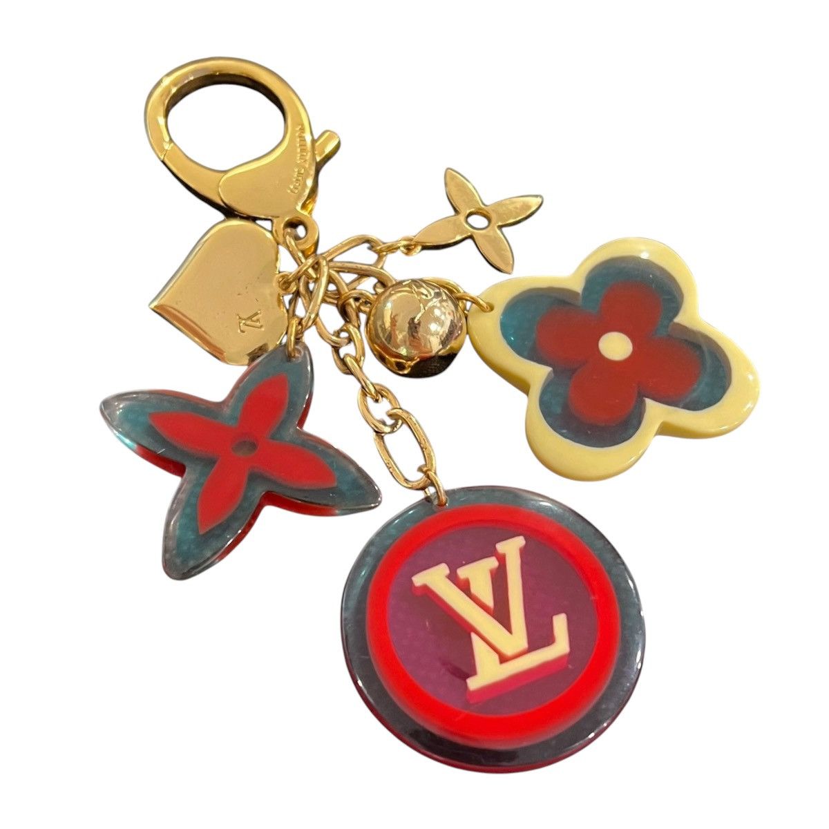 Louis Vuitton Louis Vuitton Logo Gold Keychain Bag Charm Size ONE SIZE - 2 Thumbnail