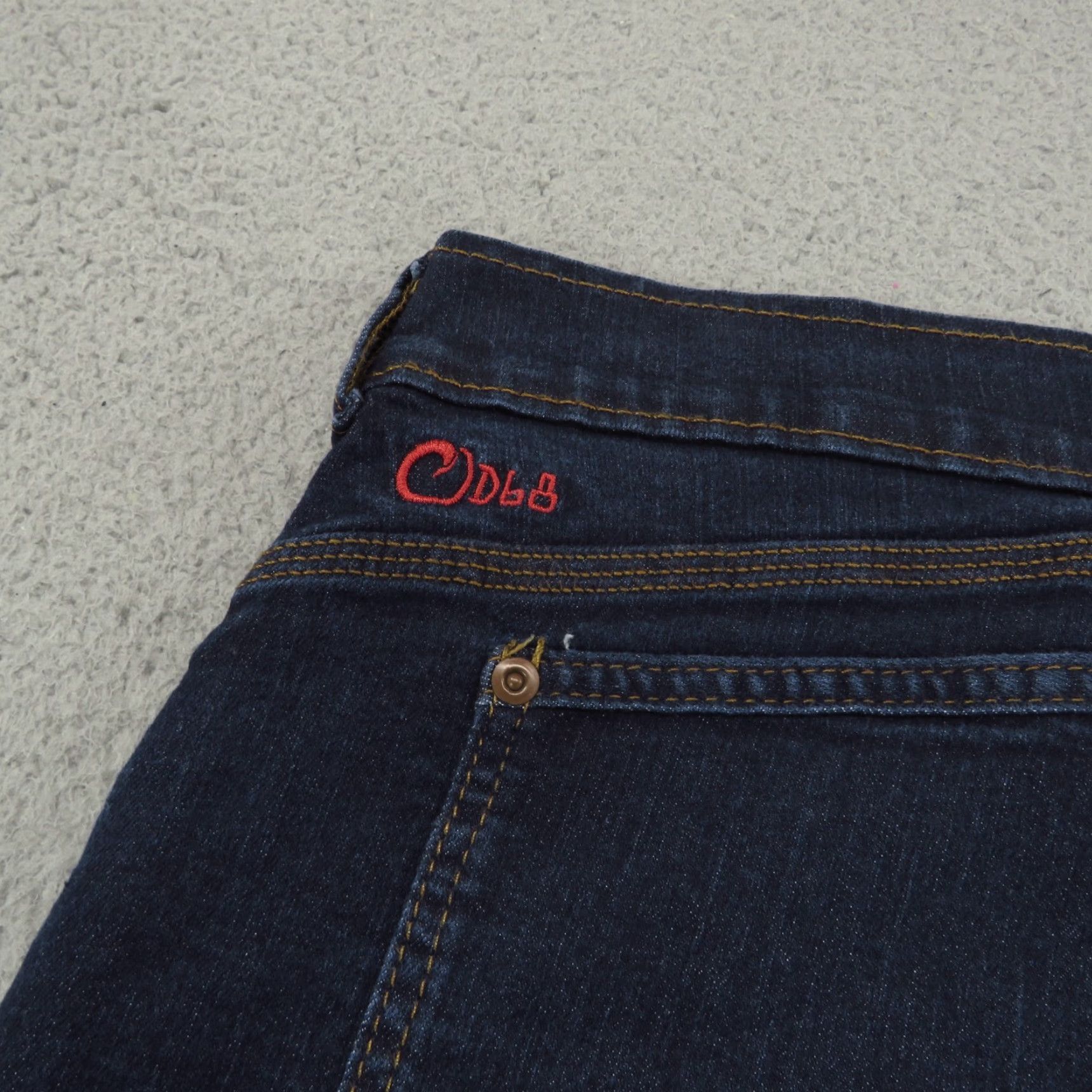 Vintage Origin Maine Jeans Men 38x30 Straight Delta Flex Blue Denim Work Jeans Size US 38 / EU 54 - 4 Thumbnail