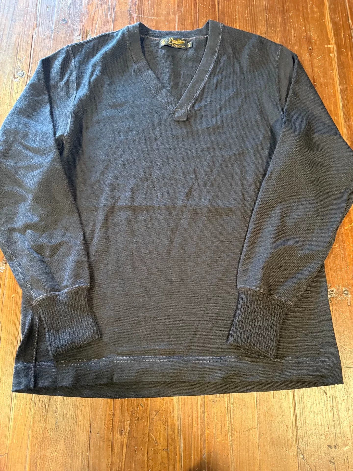 Freewheelers Freewheelers PowerWear V-neck Knit Sweater Size US XXS / EU 40 - 1 Thumbnail