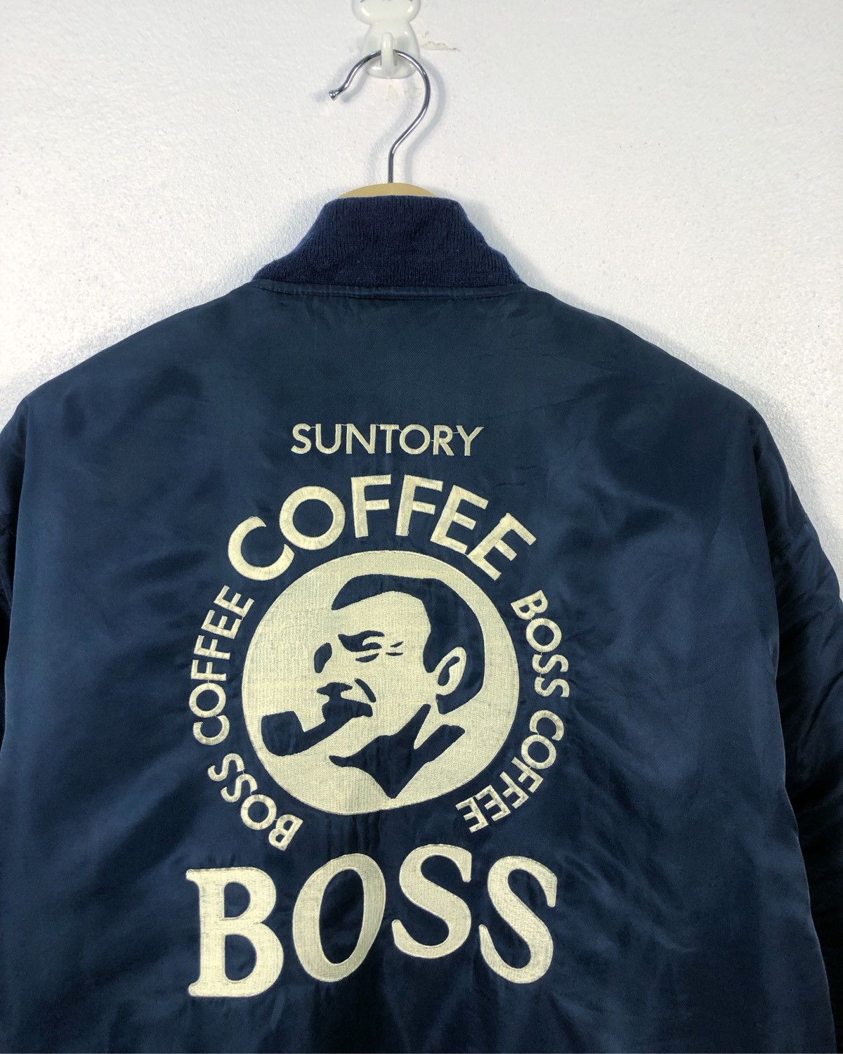 Japanese Brand × Vintage Vintage Suntory Coffee Boss Embroidered Logo Bomber Jacket Size US XL / EU 56 / 4 - 9 Thumbnail