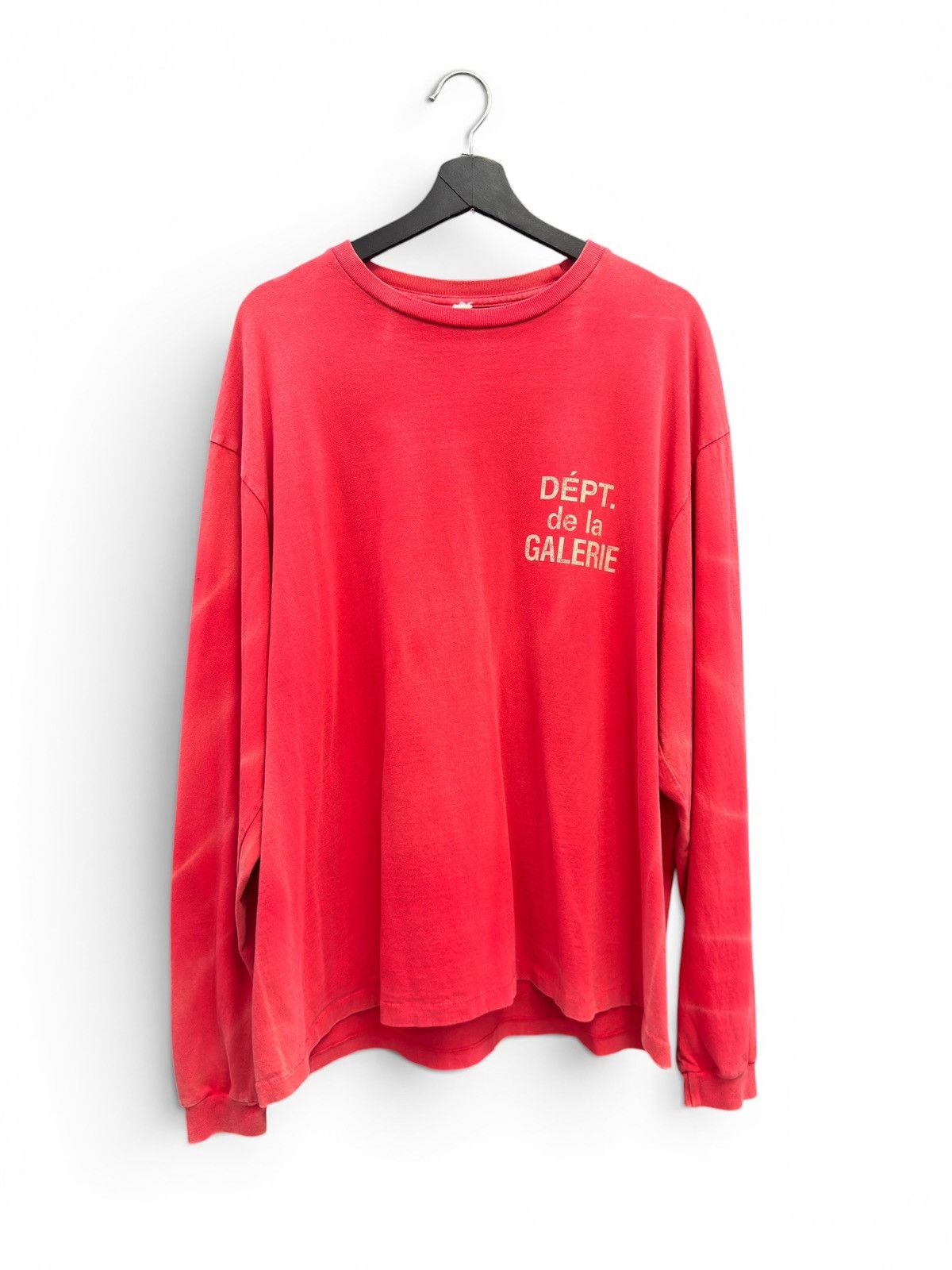 Gallery Dept. Gallery Dept Red Sun Faded Long Sleeve Shirt Size US XL / EU 56 / 4 - 1 Thumbnail