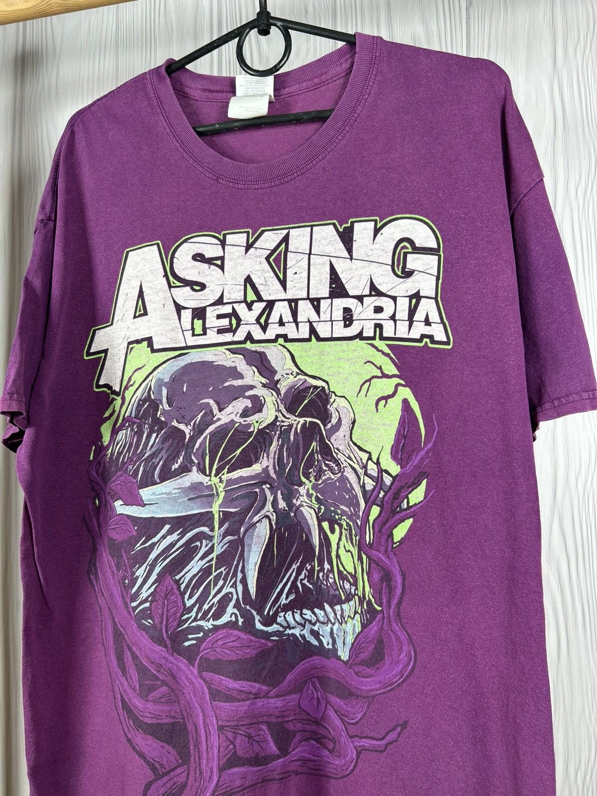 Band Tees Vintage Big Logo Asking Alexandria Rock Band T-Shirt Size L Size US L / EU 52-54 / 3 - 3 Thumbnail