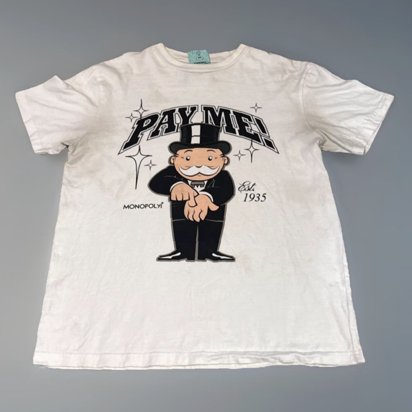 Palace Monopoly x Shoe Palace White Streetwear Fashion Collab T-Shirt Large Size US L / EU 52-54 / 3 - 2 Thumbnail