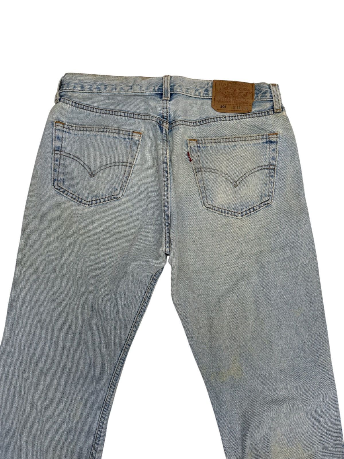 Levi's × Vintage Grunge Revival Kurt Cobain in Modern Shreds Distress Levis Size US 34 / EU 50 - 5 Thumbnail