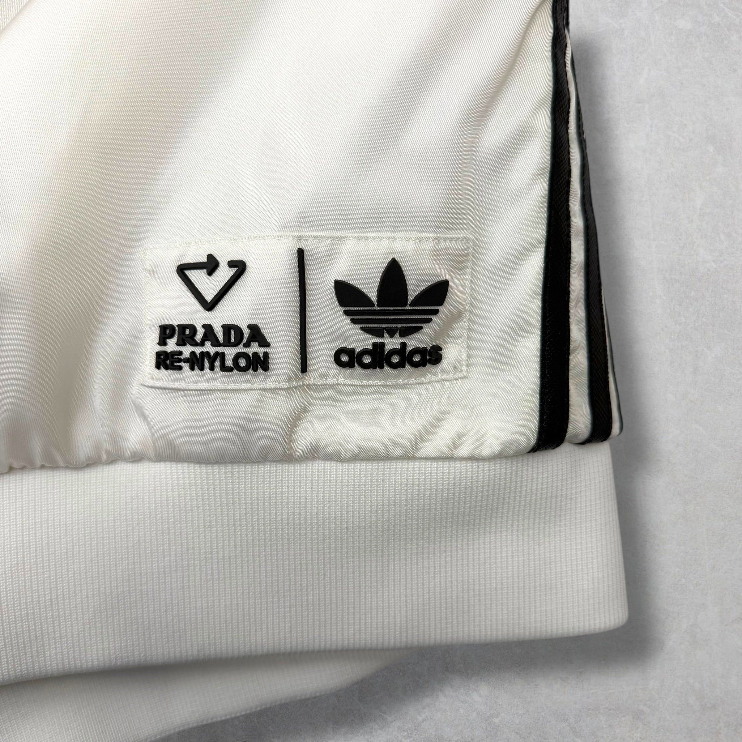 Prada Prada Adidas Re-Nylon White Sweatshirt L Size US L / EU 52-54 / 3 - 5 Thumbnail
