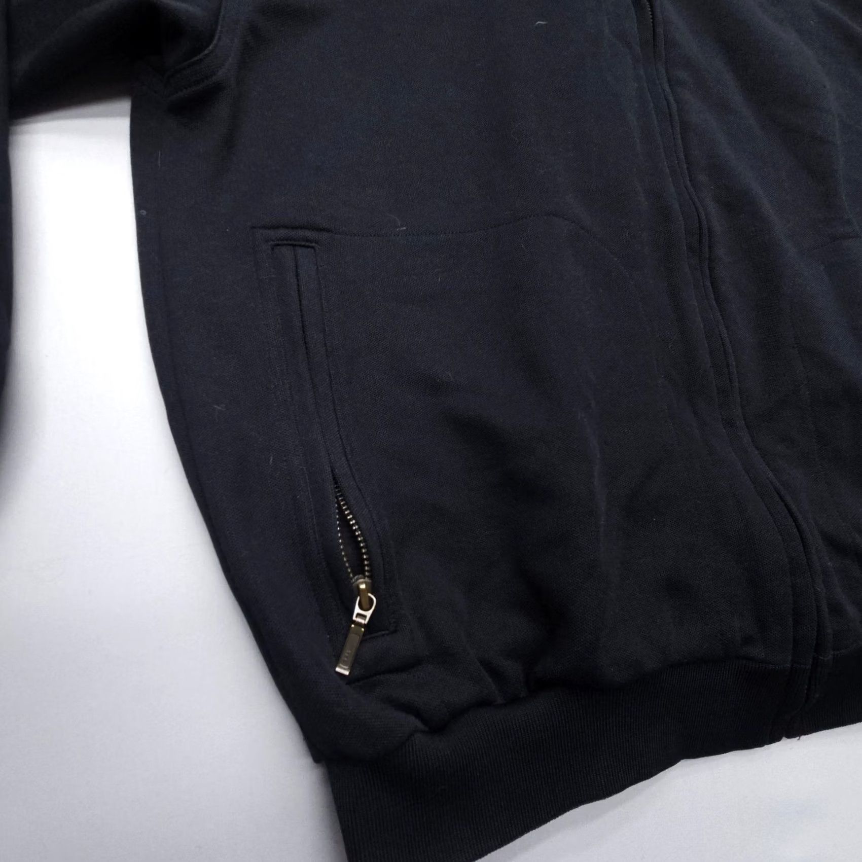 Nike VINTAGE Nike Track Jacket Mens L Black Full Zip Bomber 90s Street Swoosh Sports USA Nike Shirt Seasonal 90s Mens Size US L / EU 52-54 / 3 - 3 Thumbnail