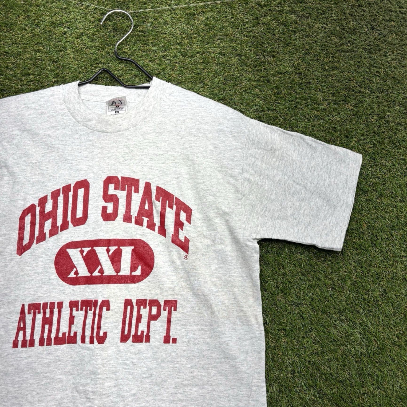 Vintage VINTAGE Ohio State Shirt Mens M Athletic Dept. OSU Buckeyes Department Logo Puffy Print team 90s University USA Shirt Mens Size US M / EU 48-50 / 2 - 3 Thumbnail
