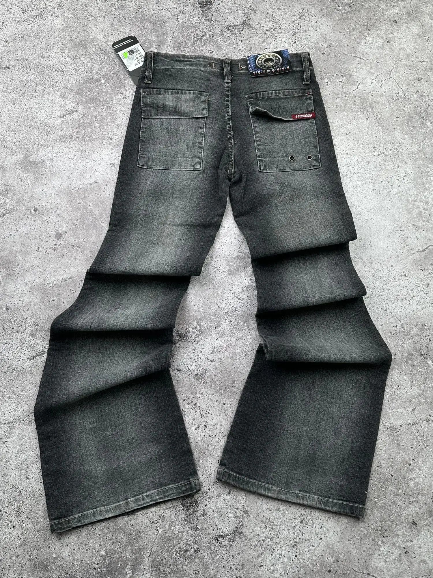 Japanese Brand Vintage Faded Flare Jeans C212(V561) Size 25" / US 0 / IT 36 - 5 Thumbnail