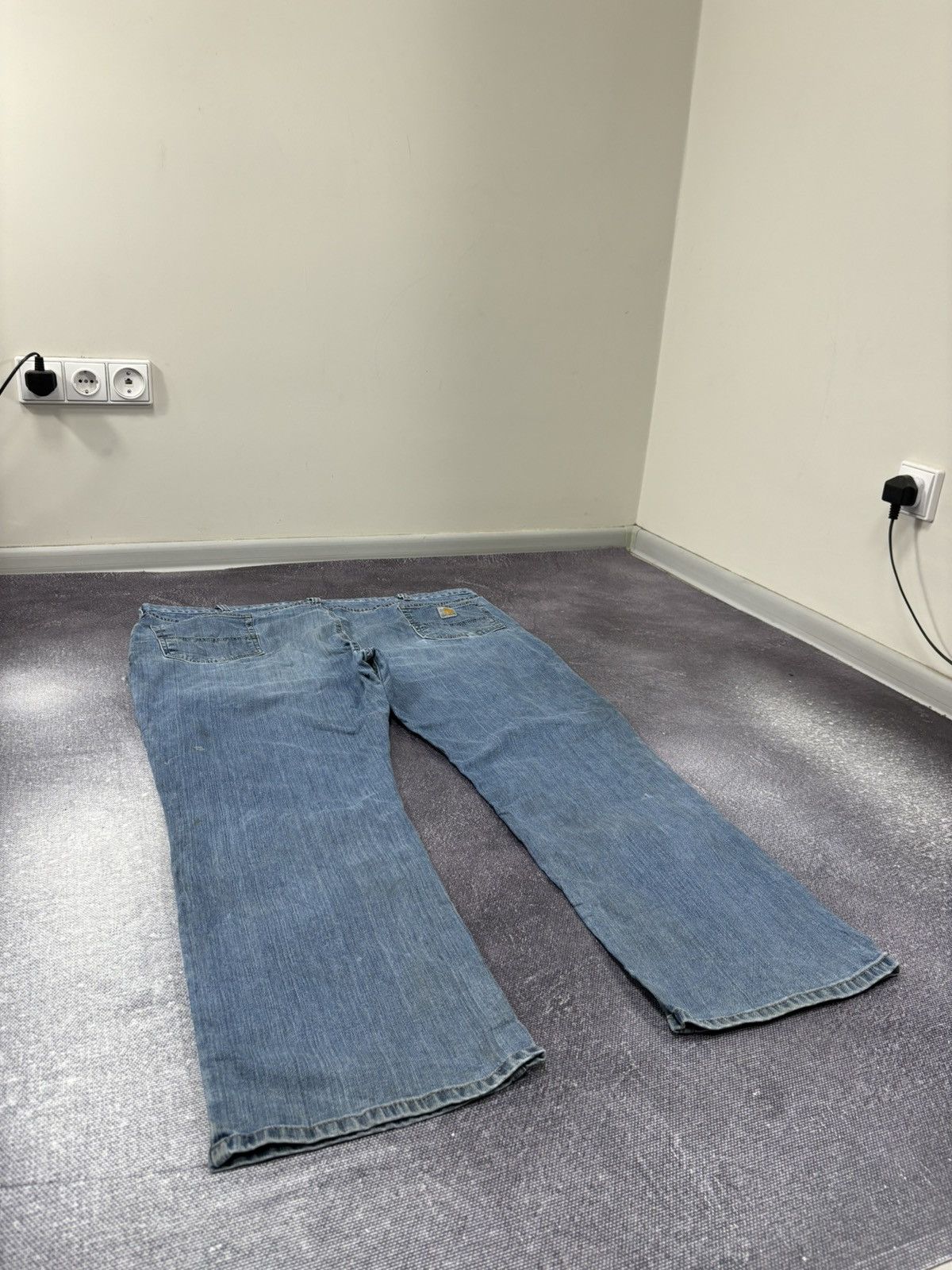 Carhartt Vintage Carhartt Y2K Distressed Denim Hype Skate Baggy Jeans Size US 44 / EU 60 - 4 Thumbnail