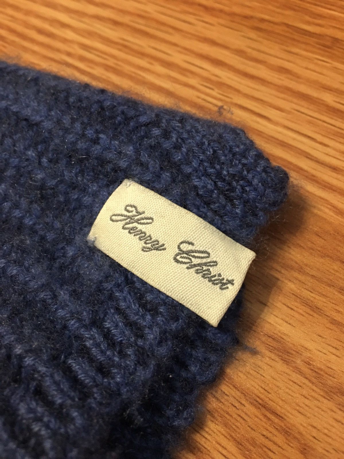 Other Henry Christ Hamburg Blue Cotton Cashmere Knit Sweater Size M / US 6-8 / IT 42-44 - 8 Thumbnail
