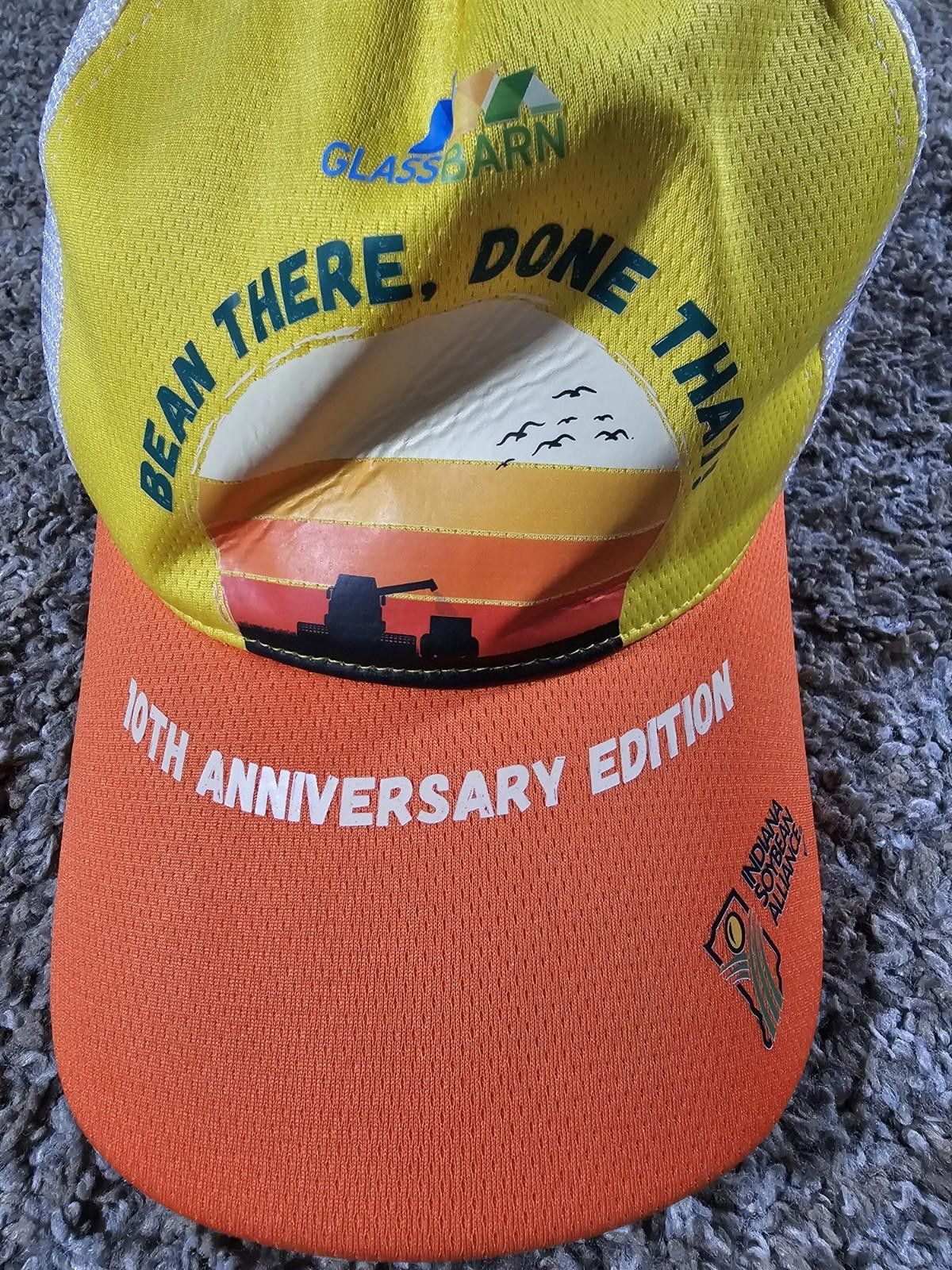 Designer GLASSBARN INDIANA SOYBEAN Snapback hat yellow orange Size ONE SIZE - 2 Thumbnail