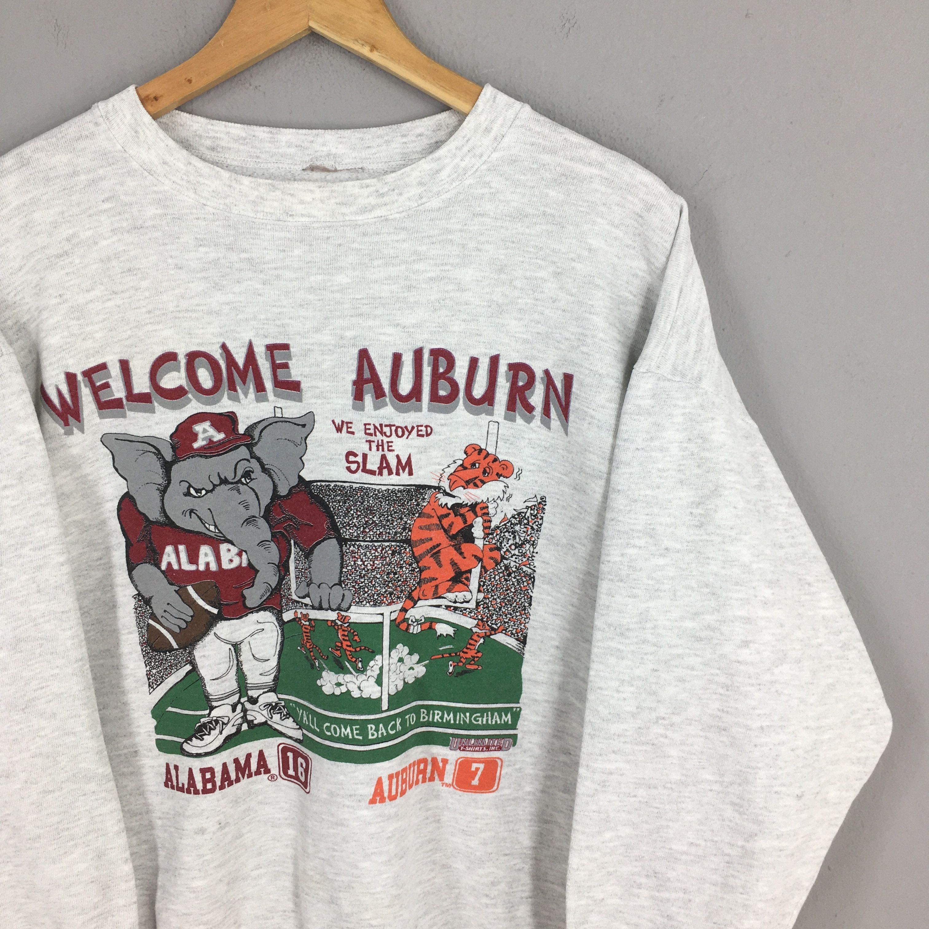 Other Vintage Alabama Crimson Tide Vs Auburn Tigers Sweatshirt L Size US L / EU 52-54 / 3 - 2 Thumbnail