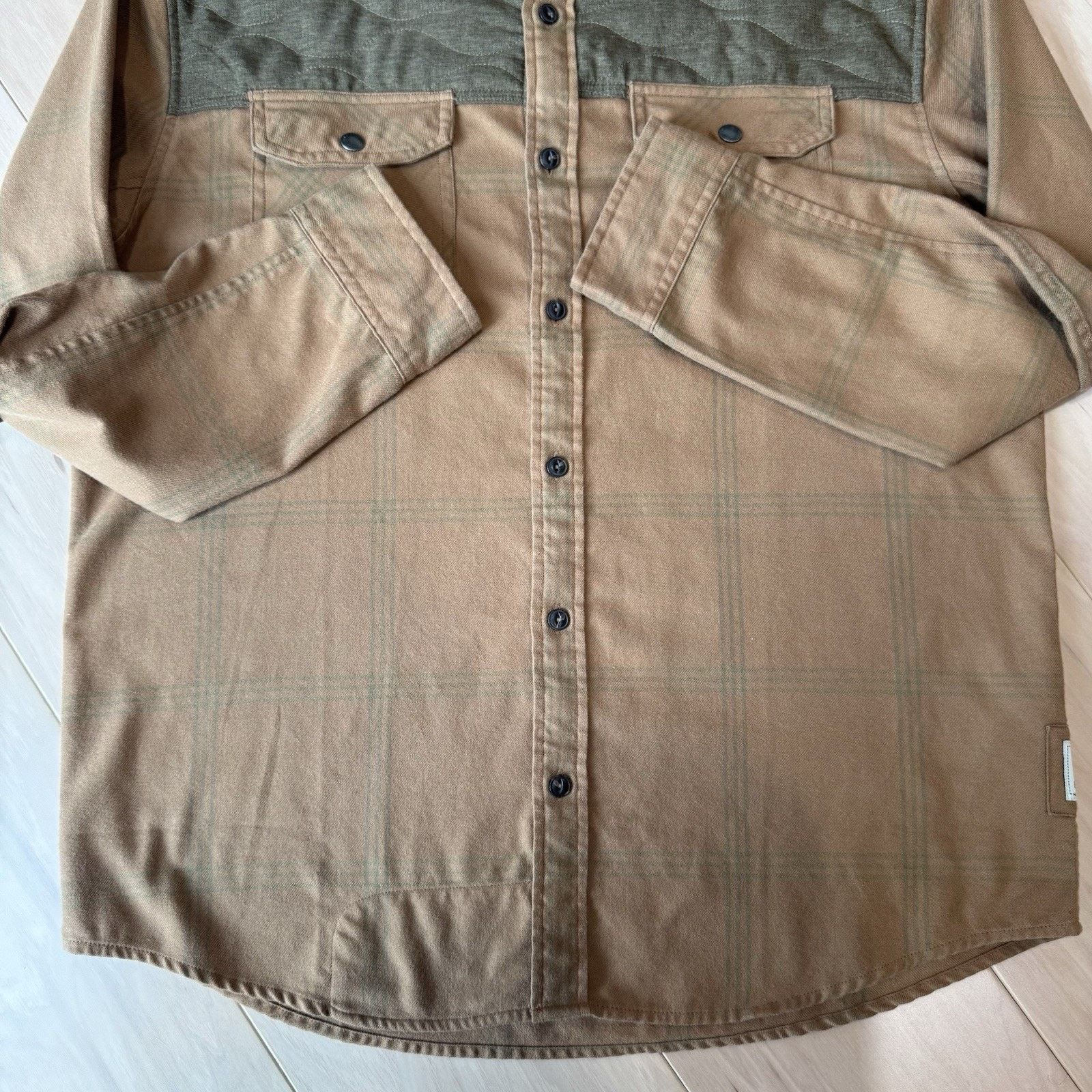 Howler Brothers Howler Brothers Quintana Quilted Flannel Shirt Large Brown Size US L / EU 52-54 / 3 - 5 Thumbnail
