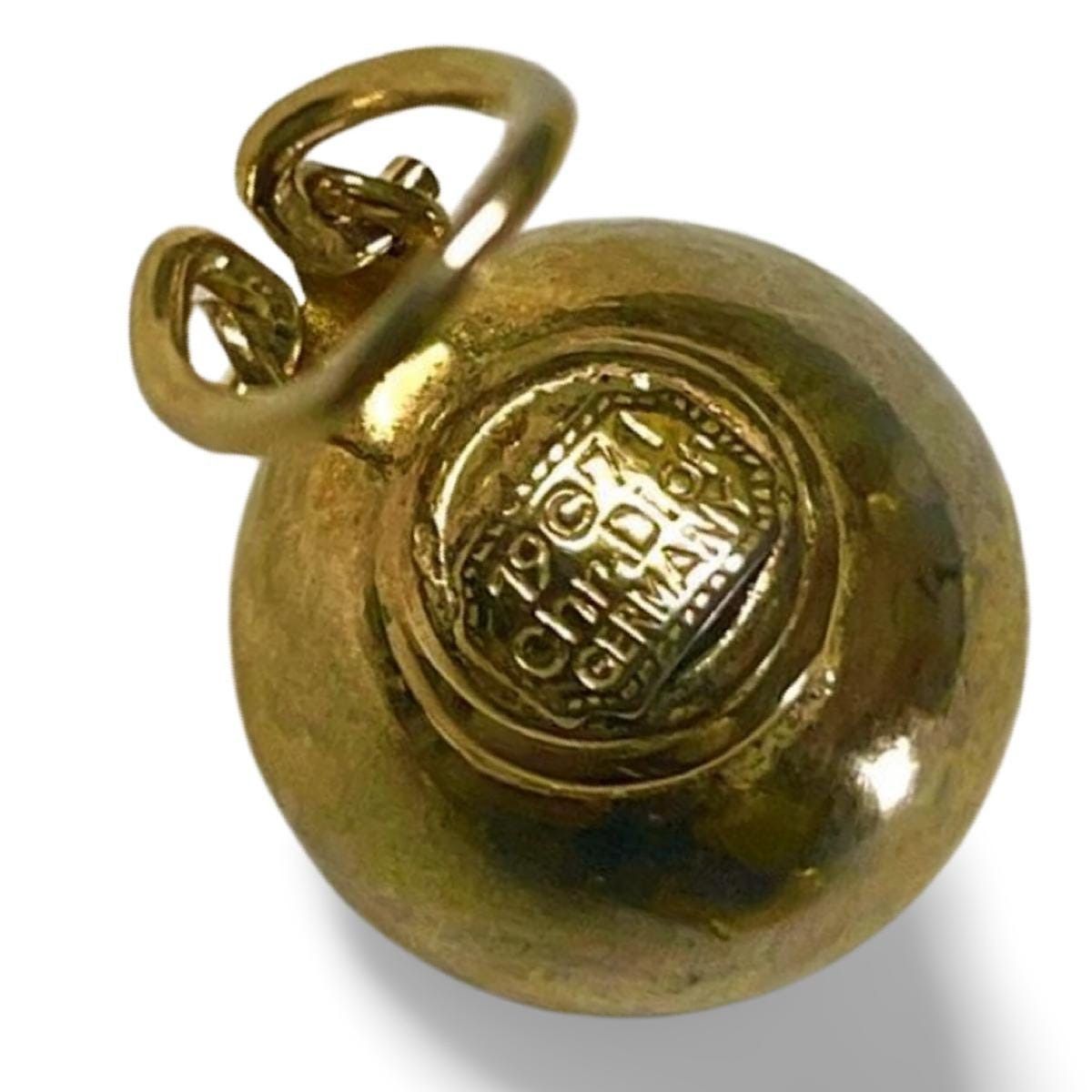 Dior 1970s. Vintage Christian Dior golden ball shape earrings. Size ONE SIZE - 4 Thumbnail